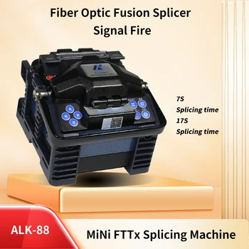 Eloik АЛКАЛНО-88 Оптичен заваръчни машини За Заваряване Ядра Оптични Влакна Със Сензорен Екран На 6 Езика С Набор от Инструменти VFL OPM