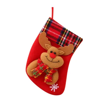Коледни чорапи за възрастни Весела Коледна украса Дядо Коледа Елха Снежинка Чарли Браун Чорапи Есен Зима Топло