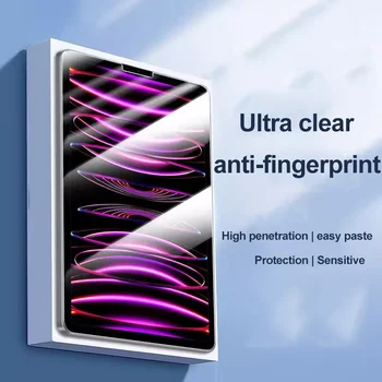 Закалено стъкло 9H за iPad Pro 11 10th 10.9 Air 5 4 3 2 1 10.2 9.7 2 3 4 Mini 6 5 4 3 2 1 Защитно фолио със защита от пръстови отпечатъци HD