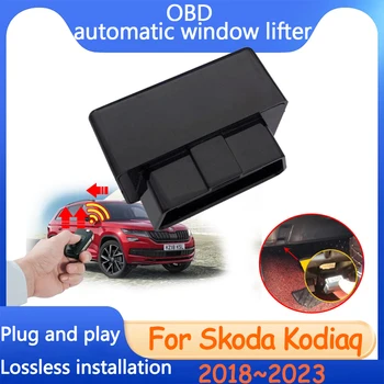Автомобили OBD прозорец лифт за Skoda Kodiaq 2019 Аксесоари Настройка на NS7 2018 ~ 2023 Модификация на устройството за автоматично затваряне на люка в покрива