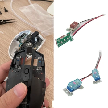 За геймърска мишка Logitech G304 G305 Чип в събирането на ляв и десен бутон на резервни Части за ремонт на малки платки Директен доставка