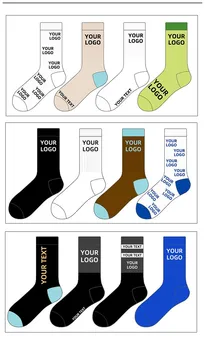 Висококачествени чорапи за поръчка на Фабричните Кранове Calcetines Чорапи за поръчка