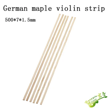 Немска скрипичная подплата от клен, горловина в лента, производство на суровини и аксесоари