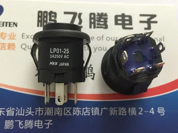 1 бр. Внесени японски сензорен прекъсвач LP01-25 с кръгла бутон, директен plug, 6-за контакт бутонът за захранване с самосбросом