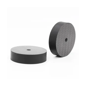 Изолация на високоговорители от въглеродни влакна 50x10 мм Шипове Базова Тампон Крака Стойка за високоговорители HiFi AMP Speaker Pad