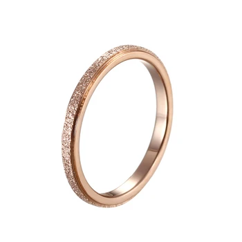 Прост пръстен от неръждаема стомана 316L с глазура Prime Circle за жени, изискани модни бижута, подарък за парти SAR736