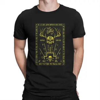 Мъжки t-shirt Hastur Schema Забавни Тениски от 100% памук С Къс Ръкав Howard Phillips Lovecraft Hastur, Тениски С Кръгло деколте, Дрехи