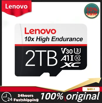 Карта Памет Lenovo 2 TB 1 TB Високоскоростен Mini SD 512 GB 256 GB TF Флаш Карта Клас 10 Cartao De Memoria TF Card За Смартфони Ps5