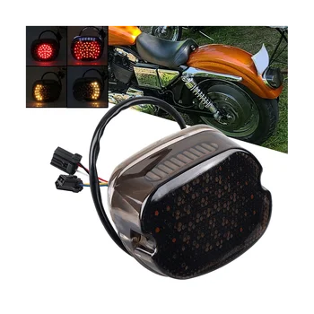 Led задна светлина мотор, вграден указател на завоя за Harley Sportster Dyna