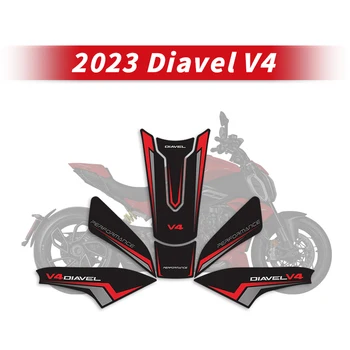 За DUCATI DIAVEL V4 2023 година Аксесоари за мотоциклети: резервоар за гориво, мини стикери, комплекти стикери за колоездене противогазов, можете да изберете цвят