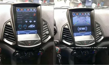 Автомобилен GPS Android 13 за Ford Fiesta MK7 2009-2016 Навигация, радио, стерео уредба, мултимедия, долно Оттичане на екрана Tesla, 2 Din DVD player