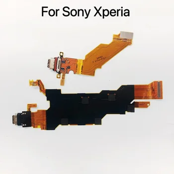 Оригинален USB Порт За Зареждане на Гъвкав Конектор Кабел За Sony Xperia XZ2 H8266 H8216 H8296 H8276 702SO Модулна Такса Докинг станция XZ3 H9436