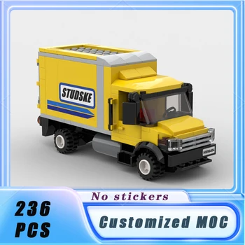 Градски автомобил Класически движещ се камион Строителни блокове Модел на Колекция от тухли Детски играчки, Подаръци 236ШТ